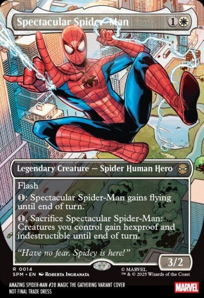 AMAZING SPIDER-MAN #28 ROBERTA INGRANATA MAGIC: THE GATHERING VARIANT