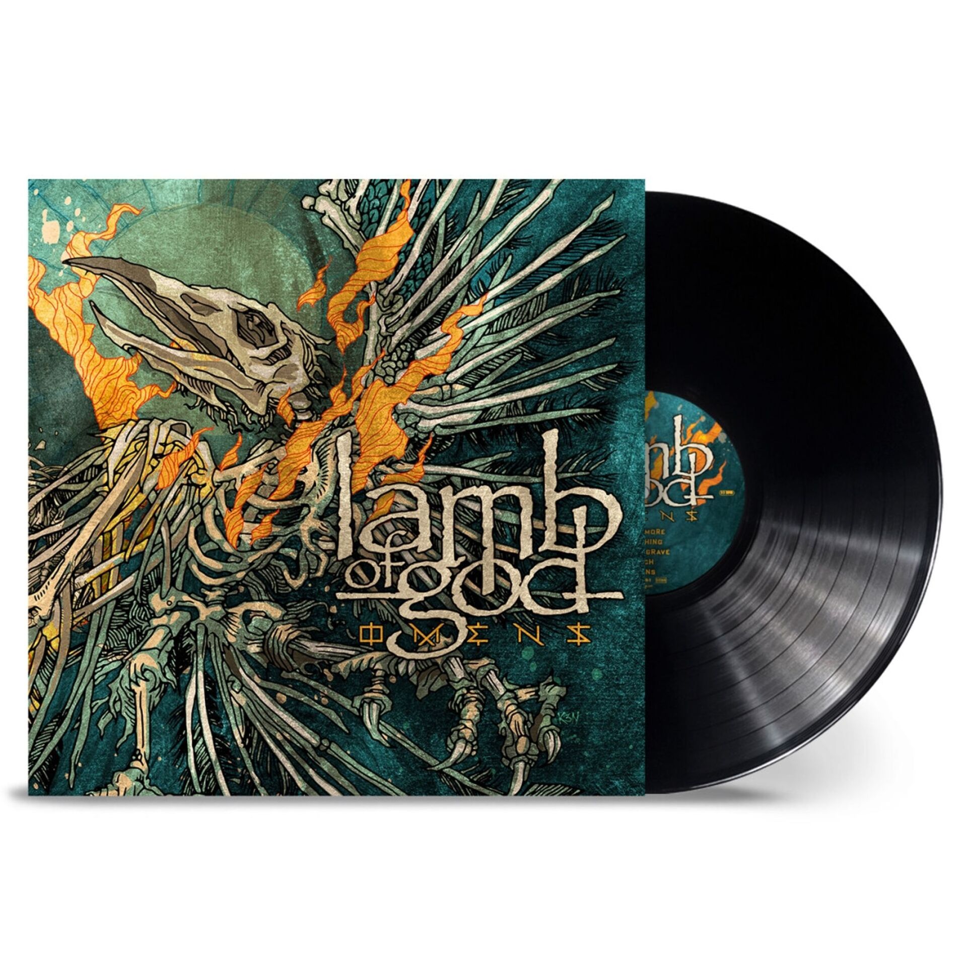LAMB OF GOD – OMENS BLACK VINYL LP