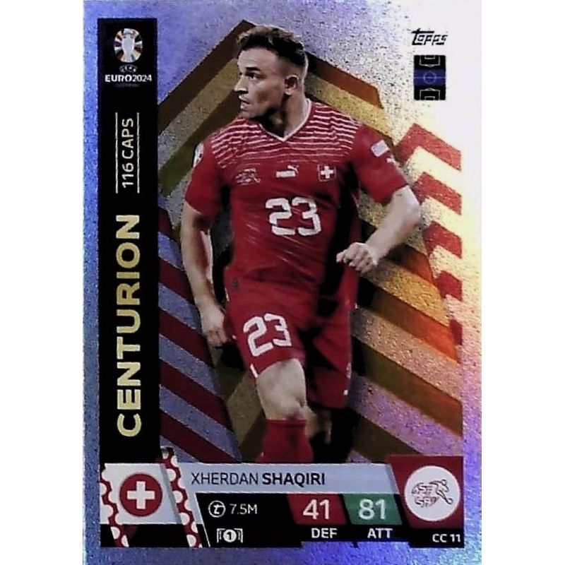 Match Attax UEFA Euro 2024 Xerdan Shaqiri Centurion