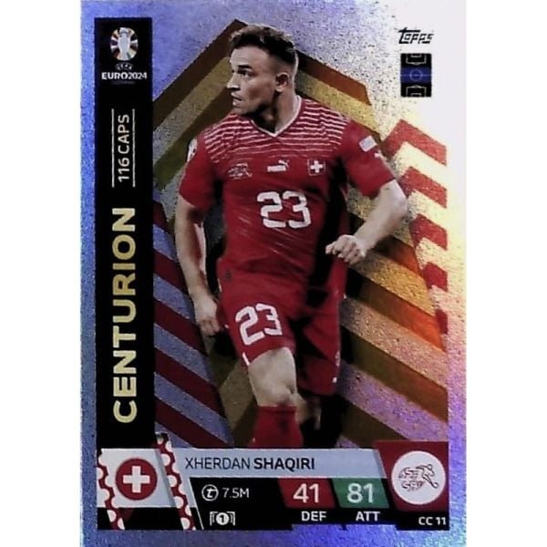 Match Attax UEFA Euro 2024 Xerdan Shaqiri Centurion