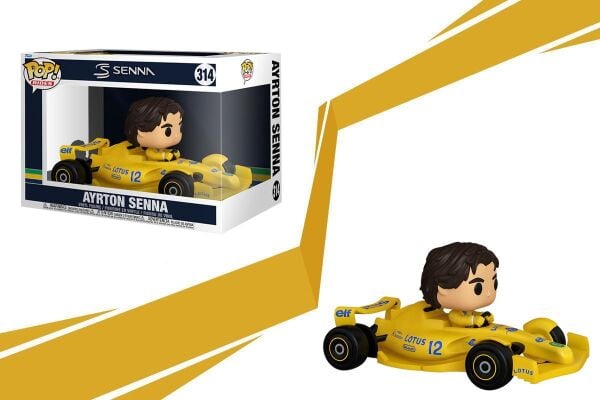 Funko Pop! / Rides Series - Ayrton Senna in Lotus F1 Car POP Figure 314