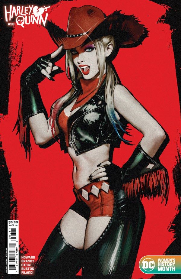 Harley Quinn #38 Cover C Sozomaika Women's History Month Card Stock Variant