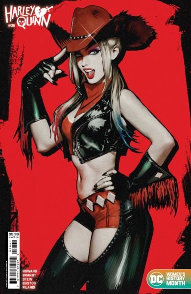Harley Quinn #38 Cover C Sozomaika Women's History Month Card Stock Variant