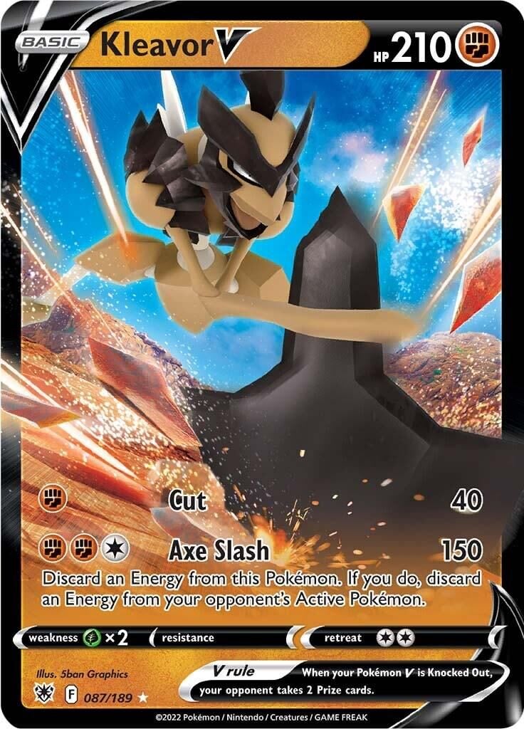 Kleavor V #87 Pokemon Astral Radiance - NM