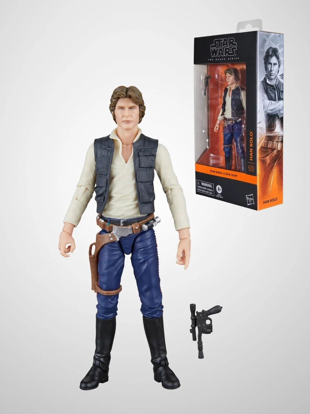 STAR WARS BLACK SERIES HAN SOLO STAR WARS: A NEW HOPE ACTION FIGURE