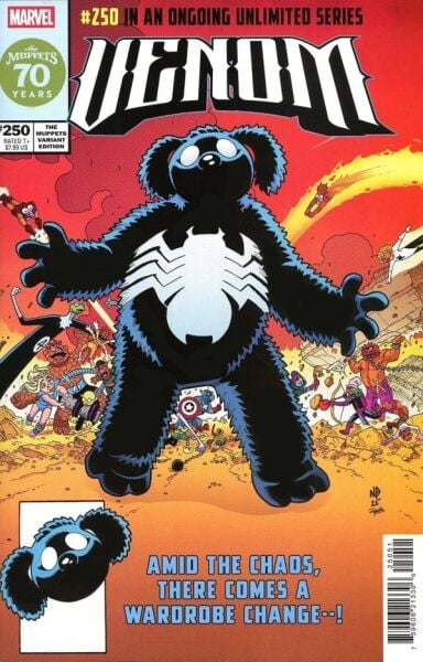VENOM #250 NICK BRADSHAW MUPPETS VARIANT