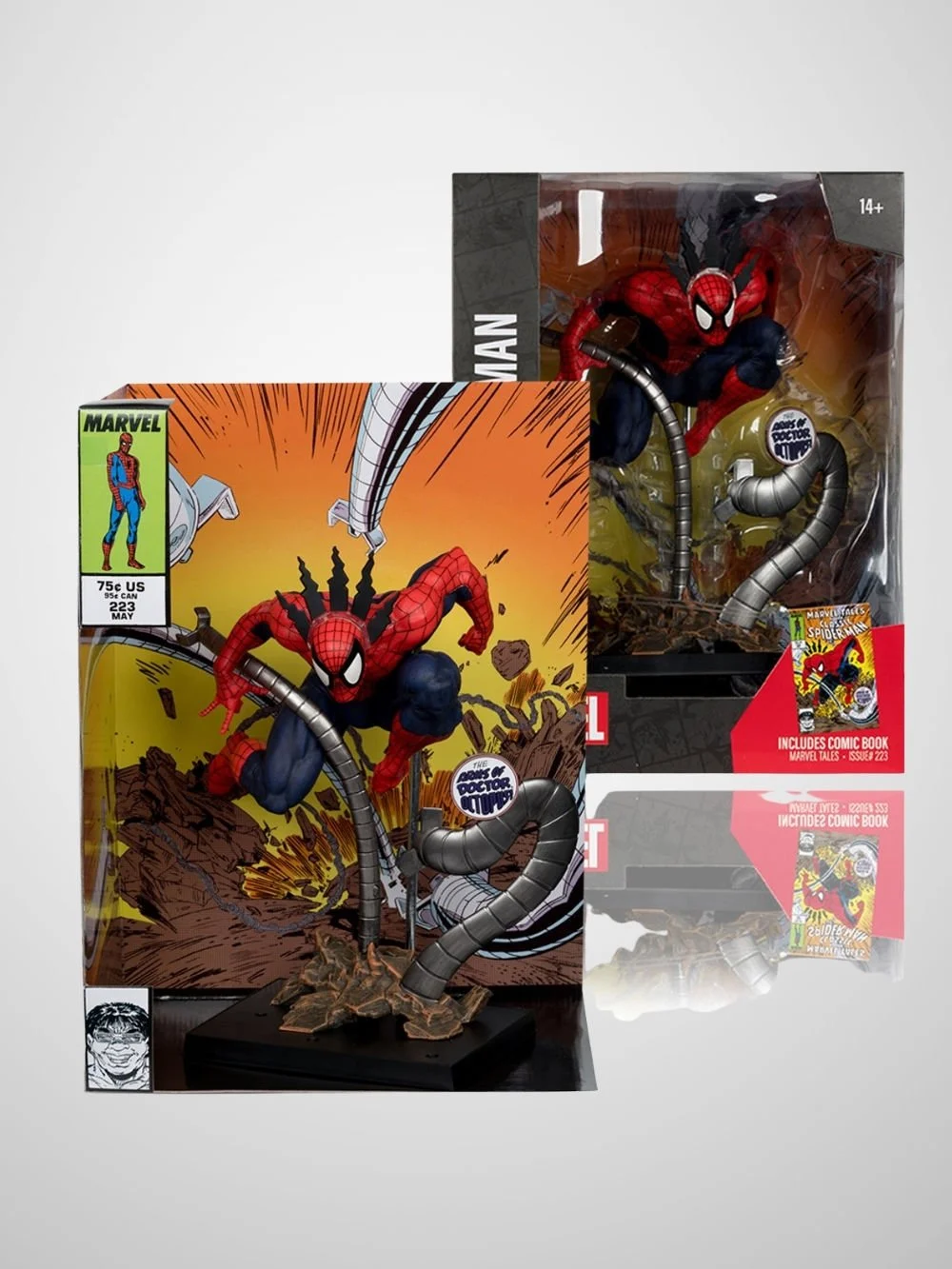 MARVEL COMICS -SPIDER-MAN (MARVEL TALES #223) 1/6 SCALE STATUE (COMIC INCLUDED)