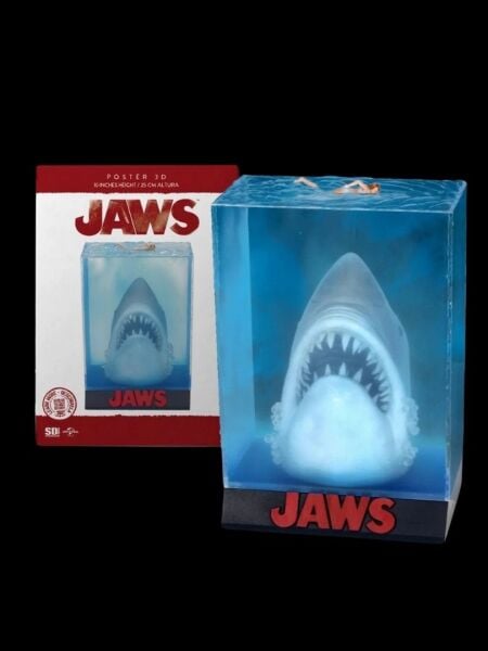 JAWS 3D MOVIE POSTER DIORAMA
