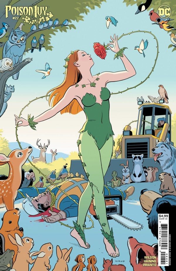 Poison Ivy #22 Cover C R. Kikuo Johnson Card Stock Variant
