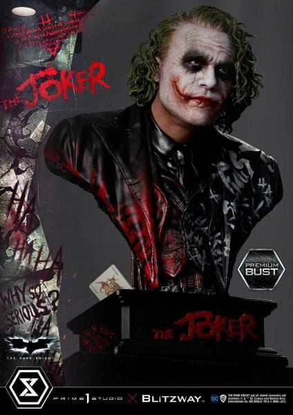 THE DARK KNIGHT  - THE JOKER 1/3 SCALE LIMITED EDITION PREMIUM BUST