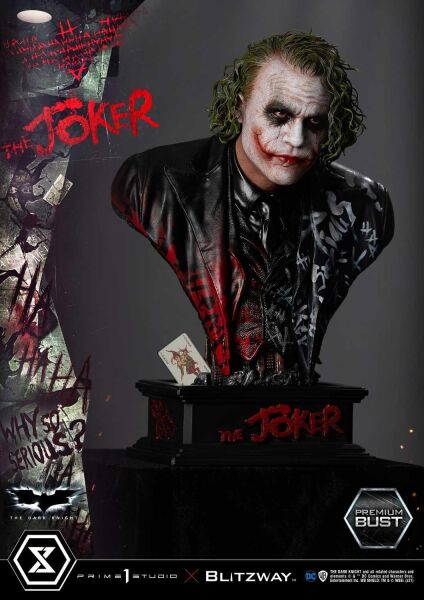 THE DARK KNIGHT  - THE JOKER 1/3 SCALE LIMITED EDITION PREMIUM BUST