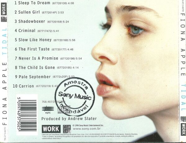FIONA APPLE – TIDAL CD