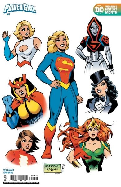 Power Girl #7 Cover F Ramona Fradon Women's History Month Card Stock Variant