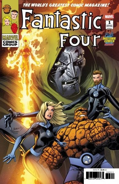 Fantastic Four #1 Midtown Comics Mark Bagley Variant