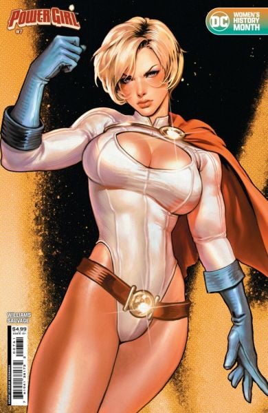 Power Girl #7 Cover D Sozomaika Women's History Month Card Stock Varian