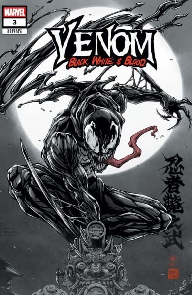VENOM: BLACK, WHITE & BLOOD #3 TAKASHI OKAZAKI VARIANT