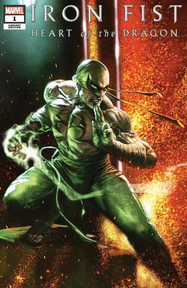 Iron Fist: Heart of the Dragon #1 Gabriele Dell'Otto Trade Variant