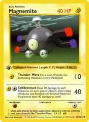 Magnemite [1st Edition] #53 Pokemon Base Set - NM