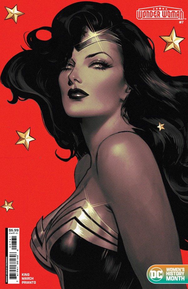 Wonder Woman #7 Cover D Sozomaika Women's History Month Card Stock Variant