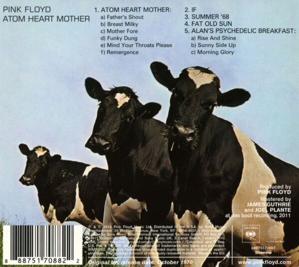 PINK FLOYD – ATOM HEART MOTHER REMASTERED CD