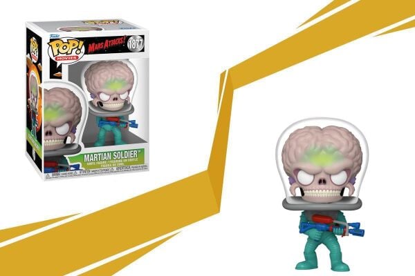 Funko Pop! / Movies Series - Mars Attacks Martian Soldier with Atomic Ray Gun POP Figure 1877