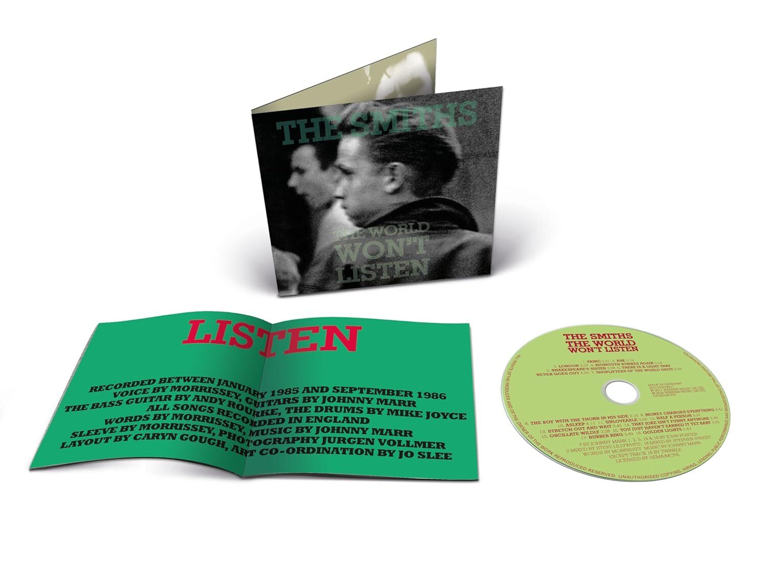 THE SMITHS – THE WORLD WON'T LISTEN CD