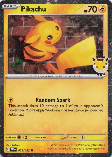 PIKACHU 2026 POKEMON DAY #51 PROMO HOLO