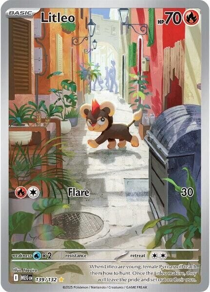 LITLEO #139 POKEMON MEGA EVOLUTION ILLUSTRATION RARE