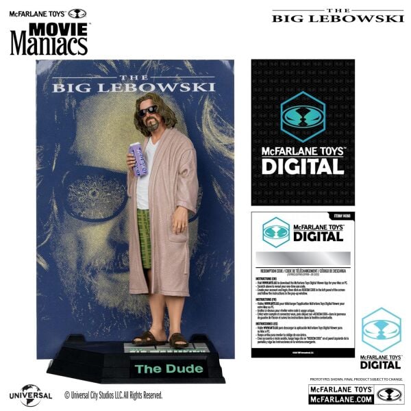 The Dude (The Big Lebowski) Action Figure with Digital Collectibles