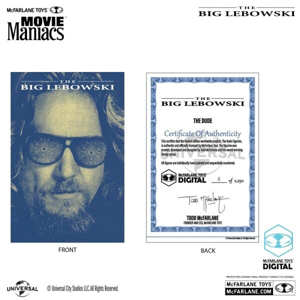 The Dude (The Big Lebowski) Action Figure with Digital Collectibles