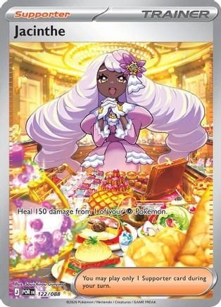 POKÉMON TCG – JACINTHE 122/088 SPECIAL ILLUSTRATION RARE HOLOFOIL
