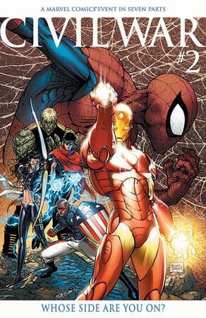 CIVIL WAR #2 FACSIMILE EDITION MICHAEL TURNER FOIL VARIANT