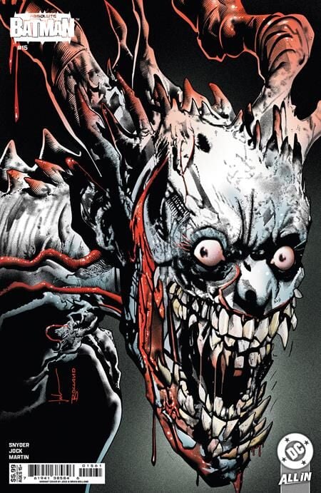 ABSOLUTE BATMAN #15 CVR D BRIAN BOLLAND JOCK CARD STOCK VAR