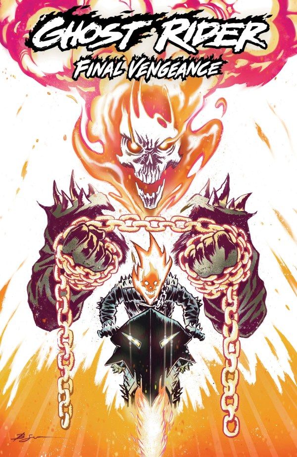 Ghost Rider: Final Vengeance #1 Benjamin Su Foil Virgin Variant