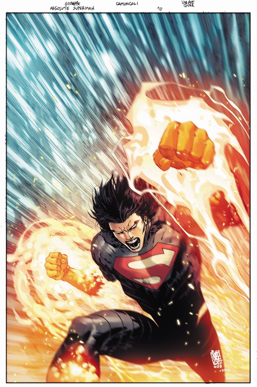 ABSOLUTE SUPERMAN #10 CVR C GIUSEPPE CAMUNCOLI CARD STOCK VAR