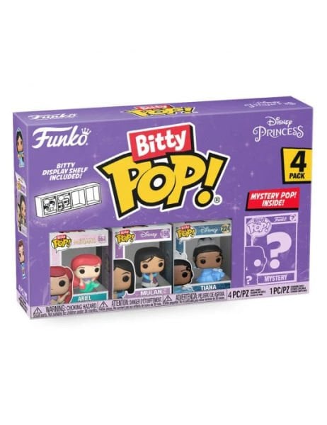Funko Bitty Pop: Disney Princess Ariel Mulan Tiana