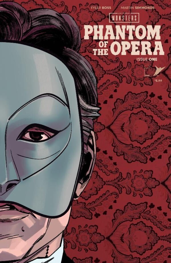 UNIVERSAL MONSTERS: THE PHANTOM OF THE OPERA #1 - NEW SERIES - COVER I ANDREA MILANA MASK WRAPAROUND DIE-CUT VARIANT - PRE-ORDER