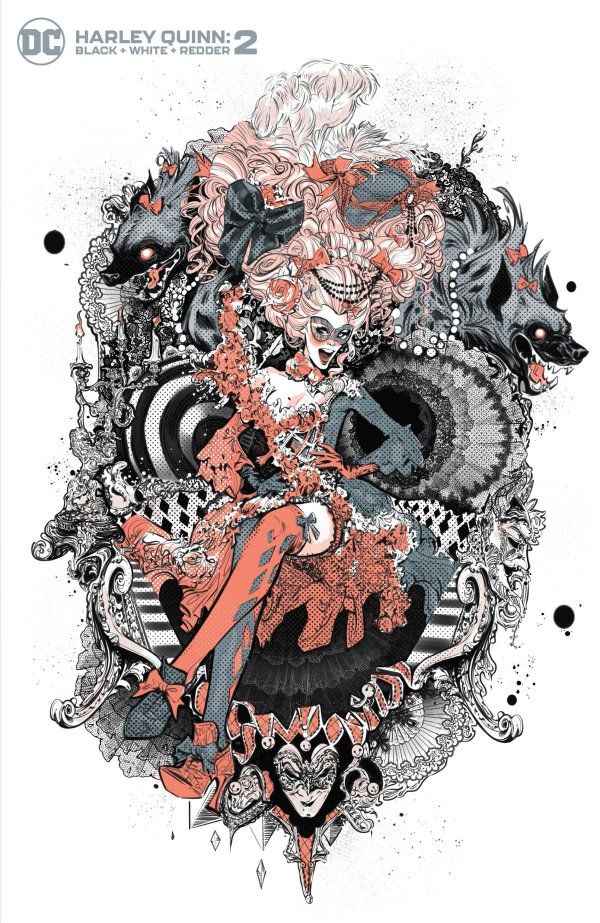 Harley Quinn: Black + White + Redder #2 - Cover B Joëlle Jones Variant