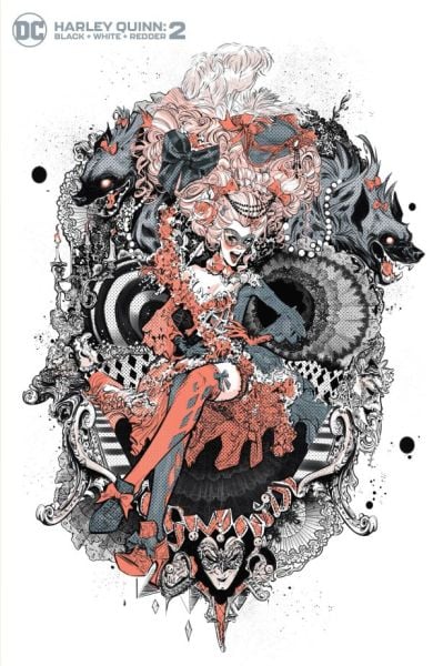 Harley Quinn: Black + White + Redder #2 - Cover B Joëlle Jones Variant