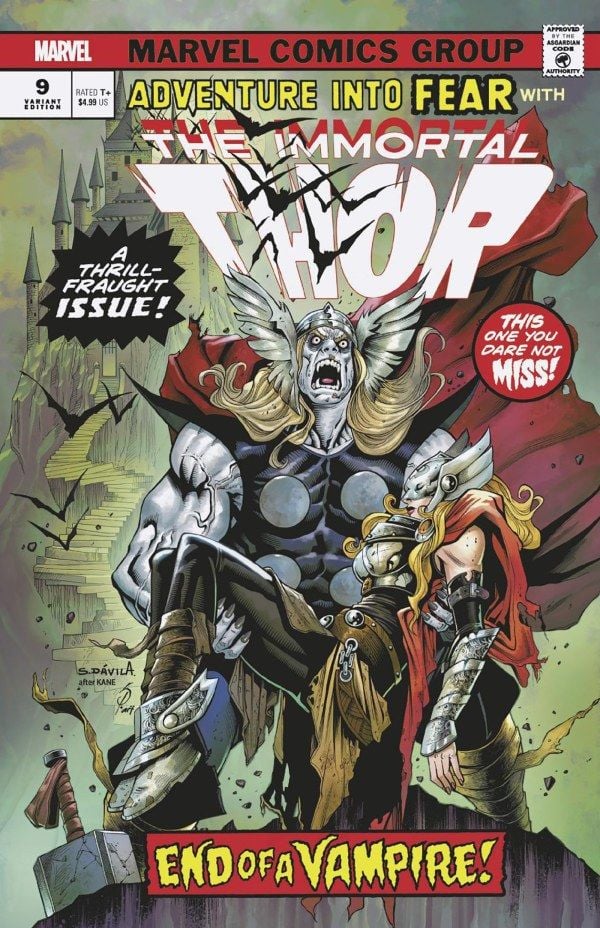 The Immortal Thor #9 Sergio Fernandez Dávila Vampire Variant