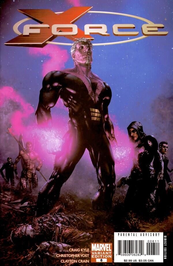 X-FORCE #6 (2008) CLAYTON CRAIN VARIANT