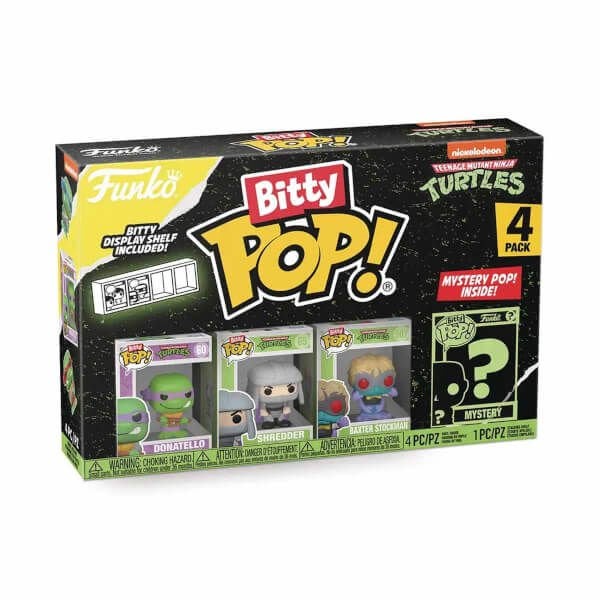Funko Bitty Pop: Teenage Mutant Ninja Turtles Donatello 4 Pack
