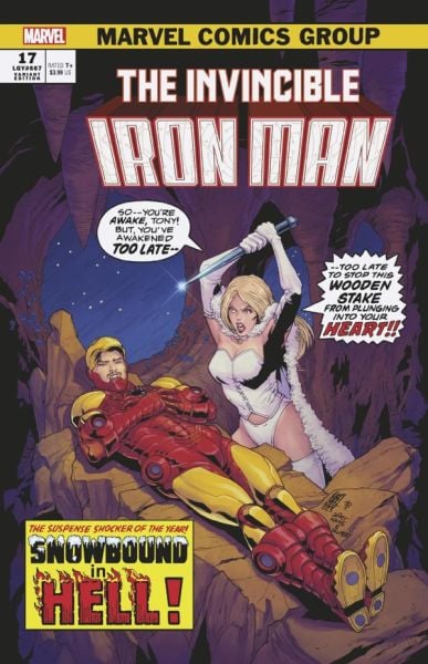 The Invincible Iron Man #17 Giuseppe Camuncoli Vampire Variant