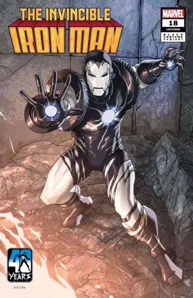 The Invincible Iron Man #18 Pete Woods Black Costume Variant
