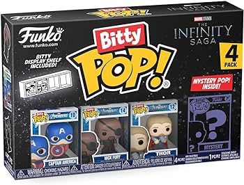 Funko Bitty Pop: Marvel The Infinity War Captain America 4Pack