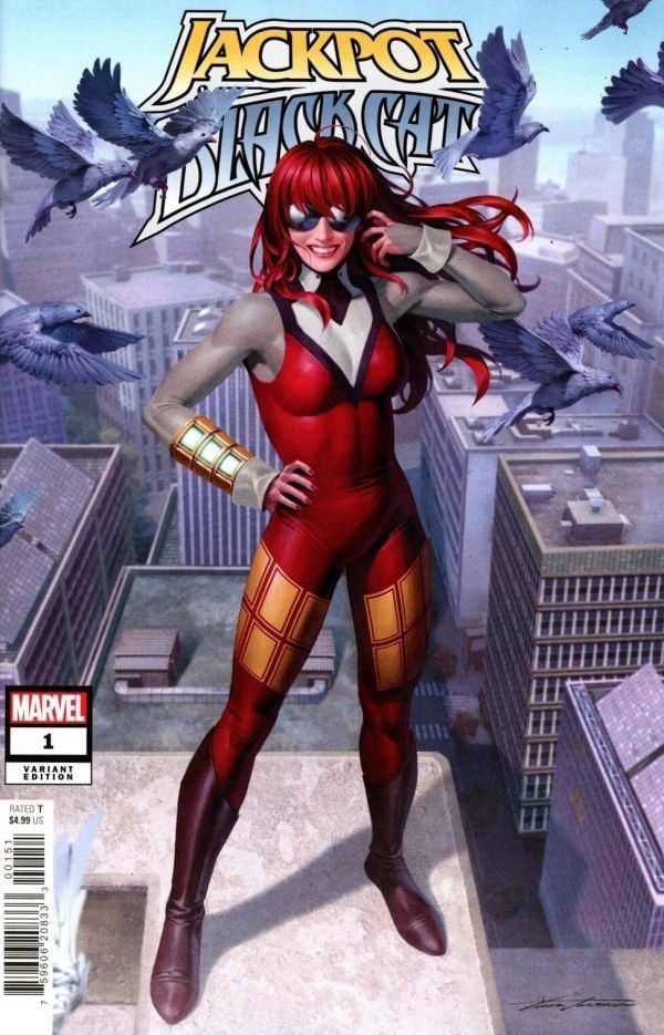 Jackpot and Black Cat #1 Junggeun Yoon Variant
