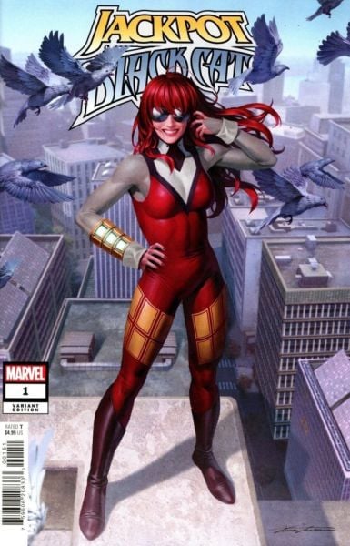 Jackpot and Black Cat #1 Junggeun Yoon Variant