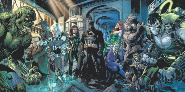 BATMAN #163 CVR E JIM LEE & SCOTT WILLIAMS BATMAN CONNECTING GATEFOLD VAR