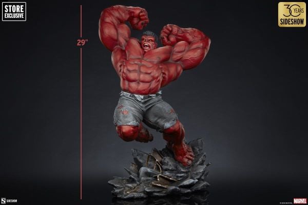 Red Hulk (Thunderbolt Ross) Store Exclusive Premium Format Figure Marvel / Sideshow Hulk Collection - PRE ORDER
