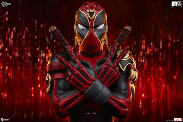 Deadpool Designer Collectible Bust Marvel / Urban Aztec / Jesse Hernandez - PRE ORDER